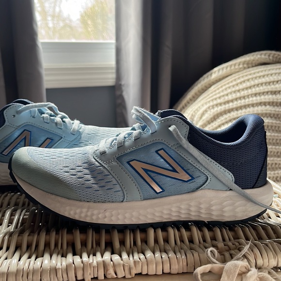 New Balance ComfortRite 520 Running Shoes-Light & dark blue - Picture 7 of 10